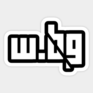 RQ Network: Woe.Begone Sticker